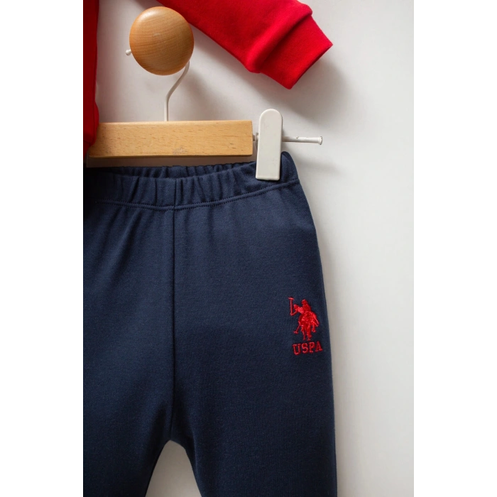 U.S.POLO ASSN ERKEK BEBEK 2Lİ TAKIM - KIRMIZI