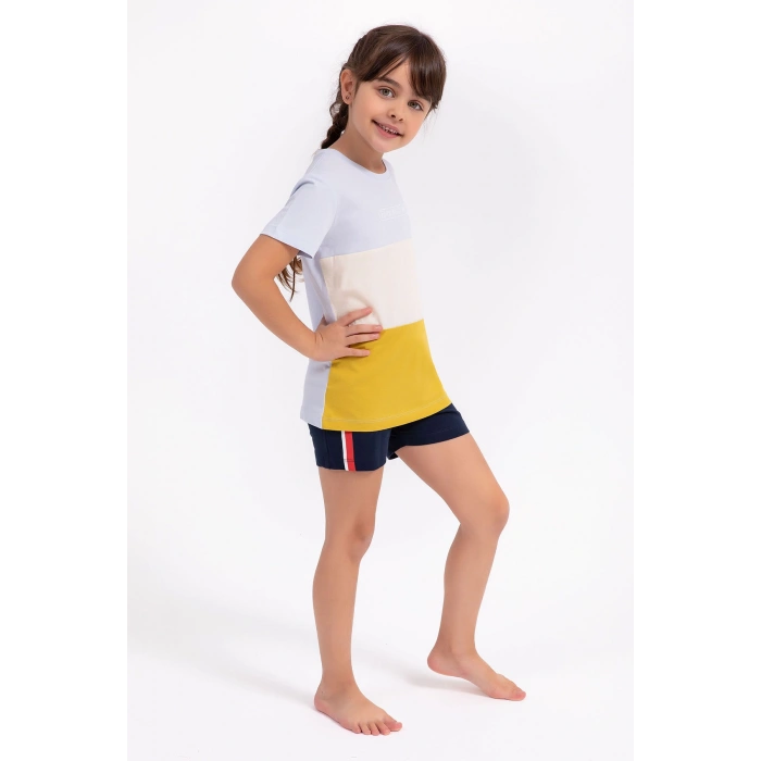 ARNETTA ANNE-KIZ ŞORT TAKIMI - GÖKYÜZÜ