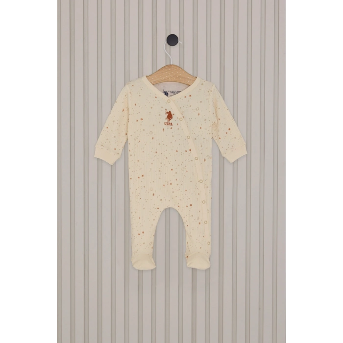 US POLO KIZ BEBEK PATİKLİ TULUM - BEYAZ