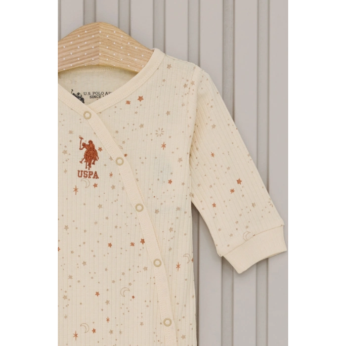 US POLO KIZ BEBEK PATİKLİ TULUM - BEYAZ