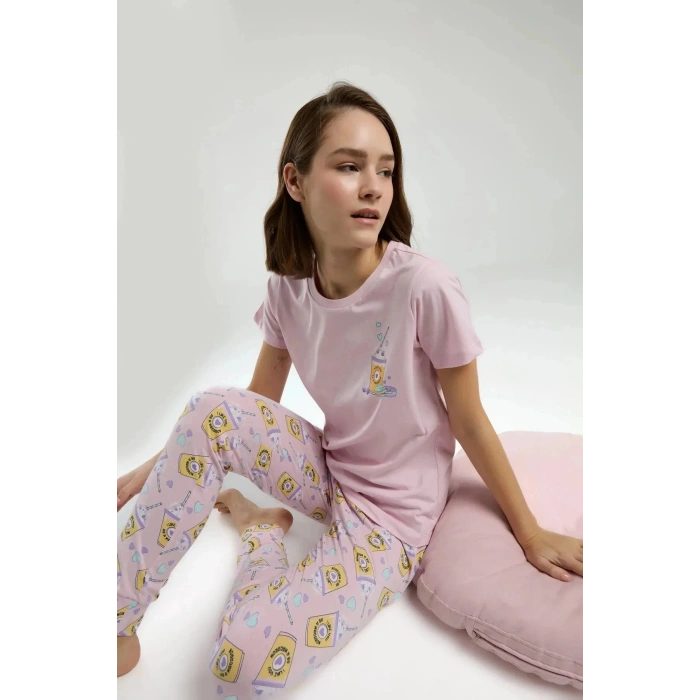 ANNE-KIZ İKİLİ TAKIM - TOZ PEMBE