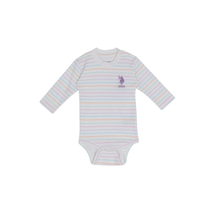 KIZ BEBEK UZUN KOL BODY - BEYAZ