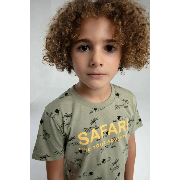 ERKEK ÇOCUK KAPRİ TAKIM - ÇAY YEŞİLİ