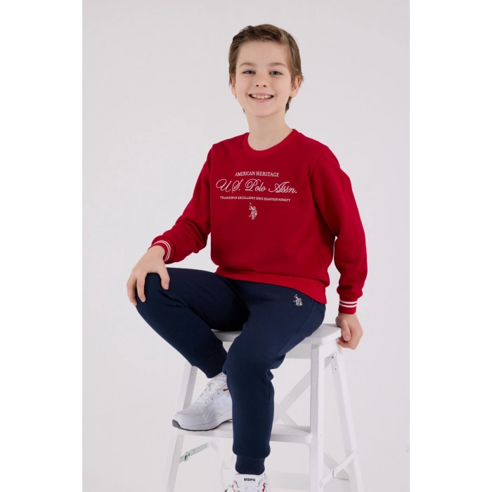 ERKEK GARSON EŞOFMAN TAKIMI - KIRMIZI