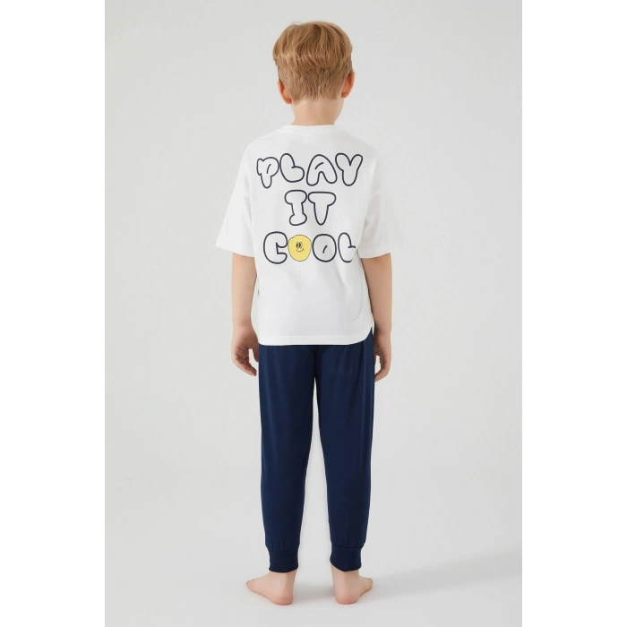 ERKEK ÇOCUK İKİLİ TAKIM - KREM