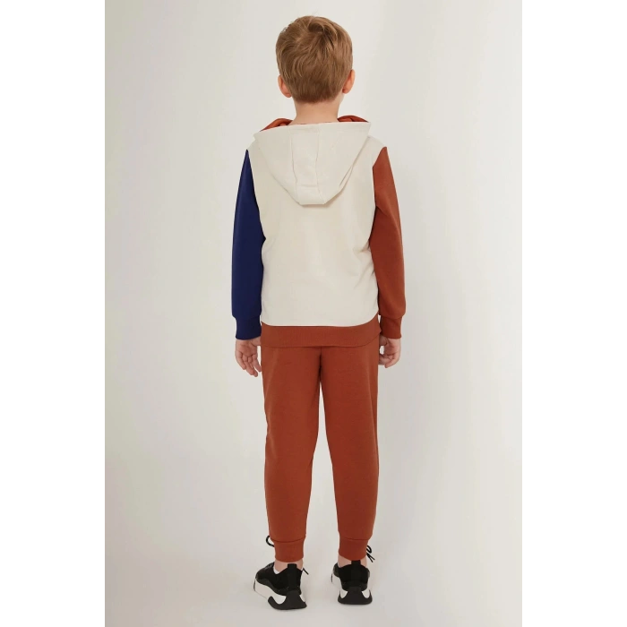 ERKEK ÇOCUK EŞOFMAN TAKIM - BEJ