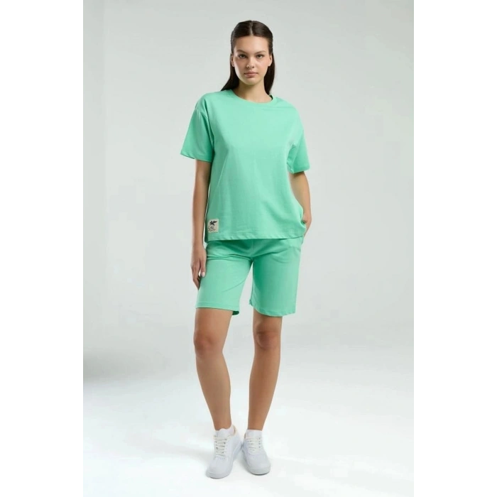 ANNE KIZ BERMUDA TAKIM - BAMBU