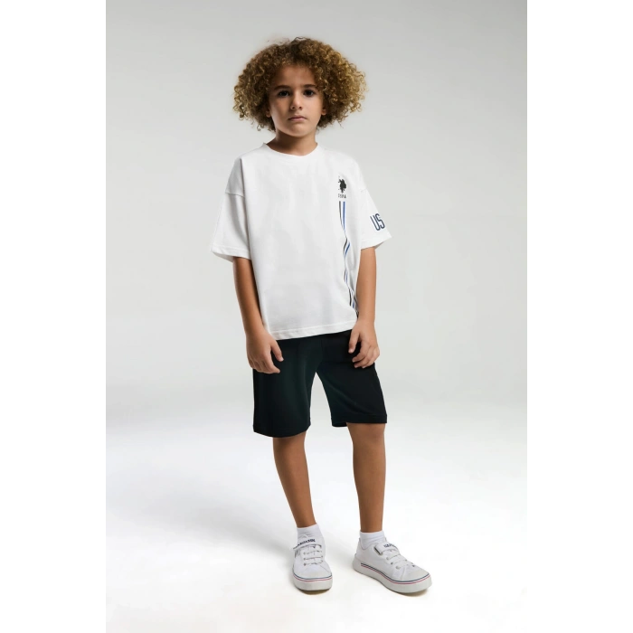 ERKEK ÇOCUK BERMUDA TAKIM - Beyaz