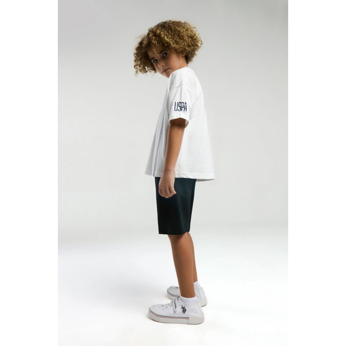 ERKEK ÇOCUK BERMUDA TAKIM - Beyaz