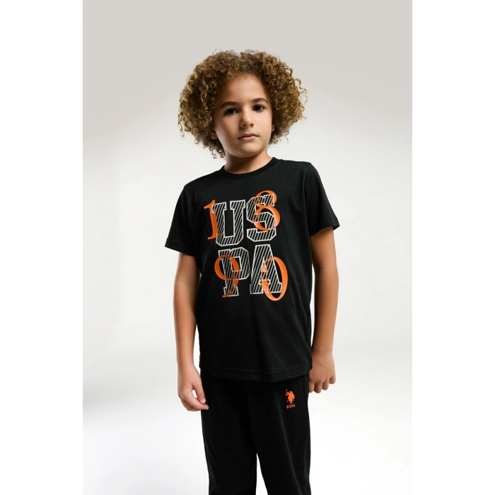 ERKEK GARSON PİJAMA TAKIMI - siyah