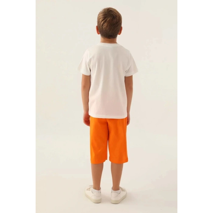 ERKEK ÇOCUK KAPRİ TAKIM - BEYAZ