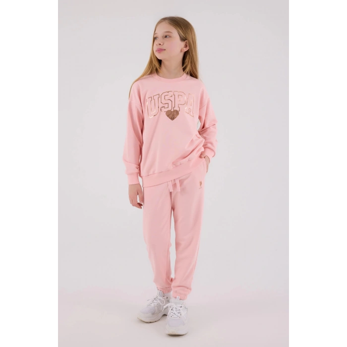 KIZ ÇOCUK İKİLİ TAKIM - AÇIK PEMBE