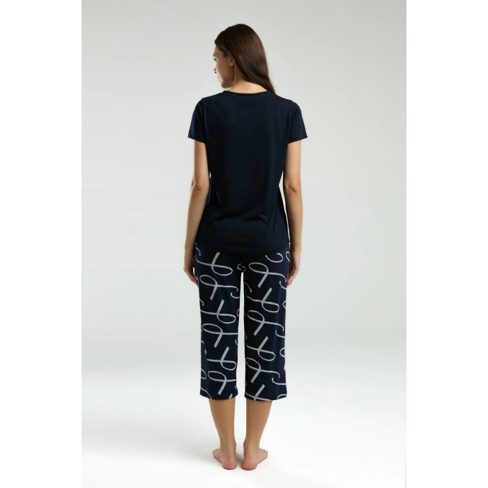 ARNETTA KADIN KAPRİ TAKIM - LACİVERT