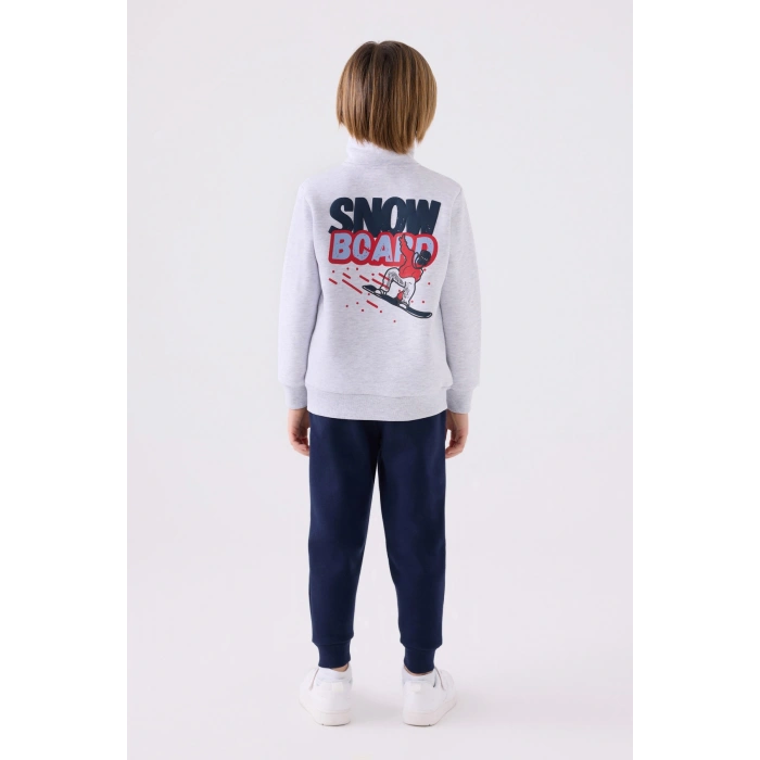 ERKEK ÇOCUK EŞOFMAN TAKIM - KAR MELANJ