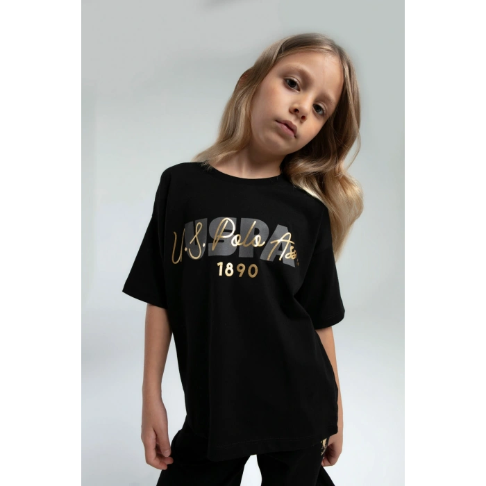 KIZ ÇOCUK BERMUDA TAKIM - siyah