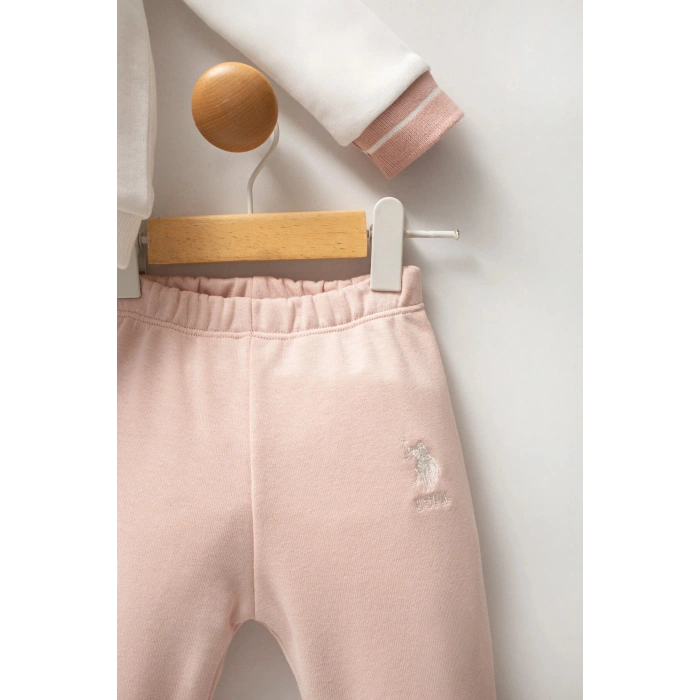 U.S.POLO ASSN KIZ BEBEK 2Lİ TAKIM - Beyaz