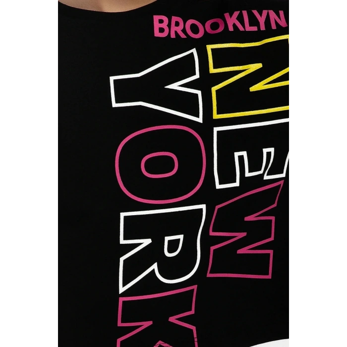 KIZ ÇOCUK BERMUDA TAYT TAKIM - SİYAH