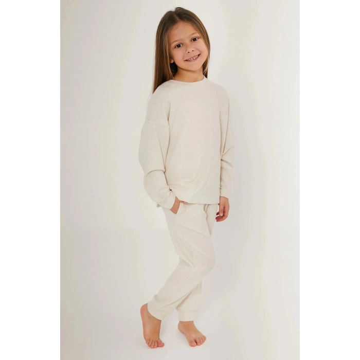 KIZ İKİLİ TAKIM - BEYAZ