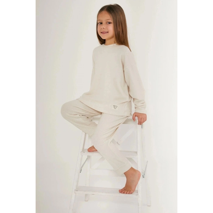 KIZ İKİLİ TAKIM - BEYAZ