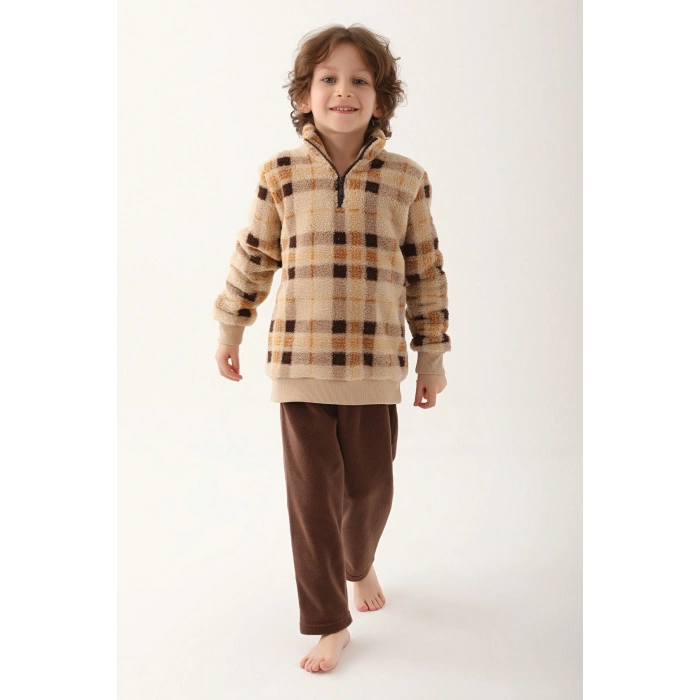 ARNETTA BABA OĞUL İKİLİ TAKIM - KOYU BEJ