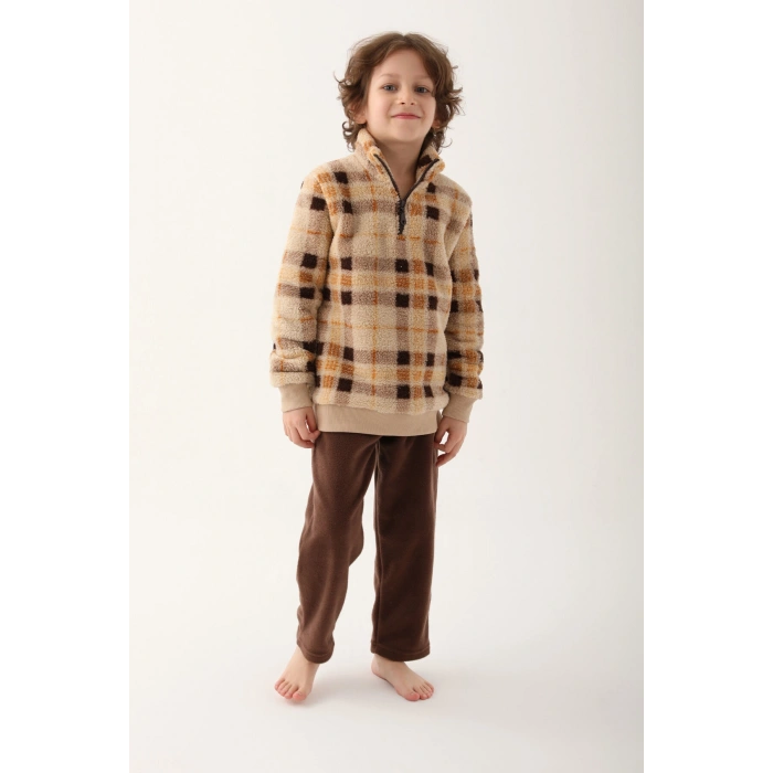 ARNETTA BABA OĞUL İKİLİ TAKIM - KOYU BEJ