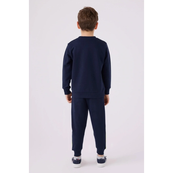 ERKEK GARSON EŞOFMAN TAKIMI - LACİVERT FISTIK