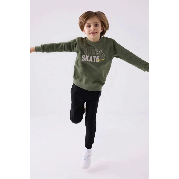 ERKEK ÇOCUK EŞOFMAN TAKIM - HAKİ