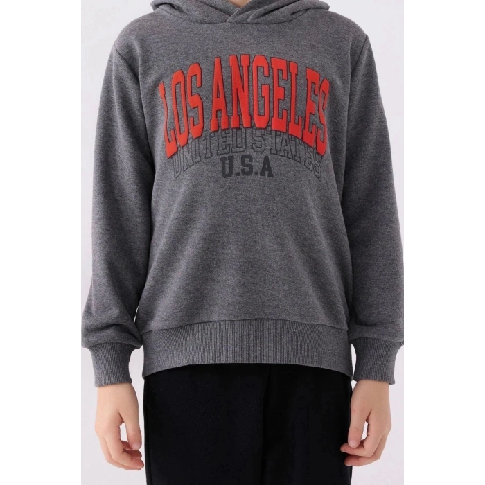 ERKEK ÇOCUK EŞOFMAN TAKIM - ANTRASİT MELANJ