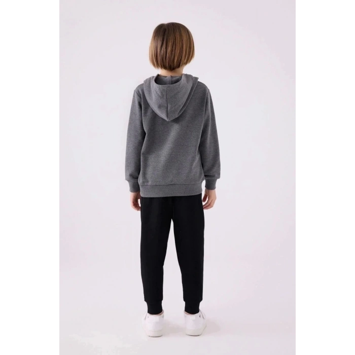 ERKEK ÇOCUK EŞOFMAN TAKIM - ANTRASİT MELANJ