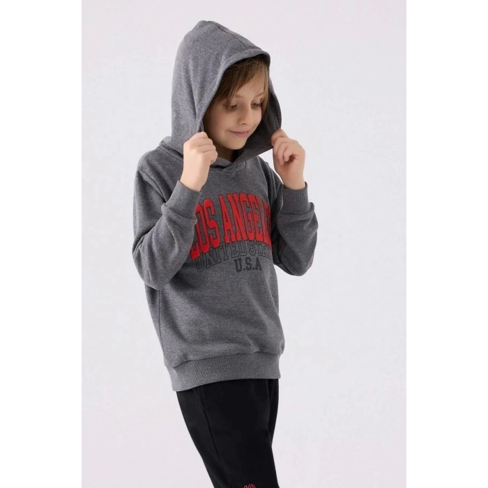 ERKEK ÇOCUK EŞOFMAN TAKIM - ANTRASİT MELANJ