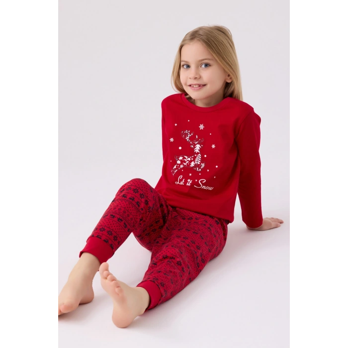 ARNETTA ANNE KIZ İKİLİ TAKIM - KIRMIZI