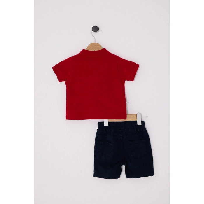 U.S POLO ASSN ERKEK BEBEK PİKE T-SHIRT 2Lİ TAKIM - KIRMIZI