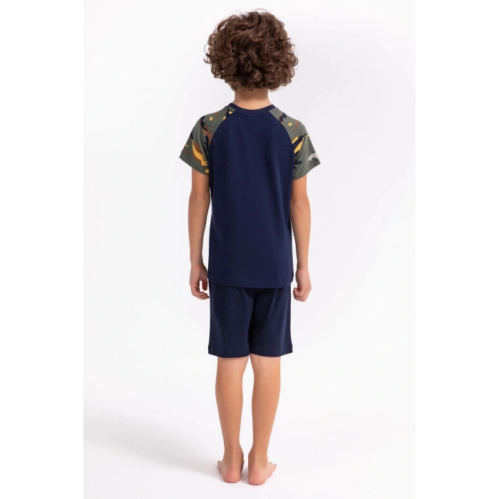 ERKEK ÇOCUK BERMUDA TAKIM - LACİVERT