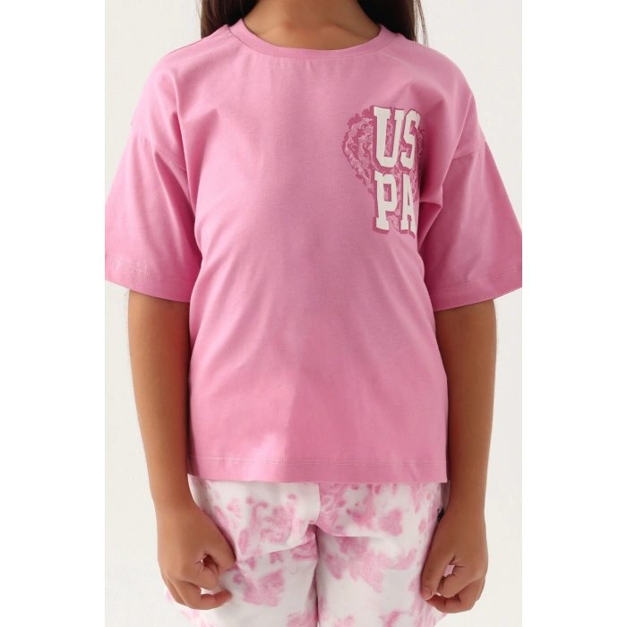 KIZ ÇOCUK ŞORT TAKIM - ORKİDE