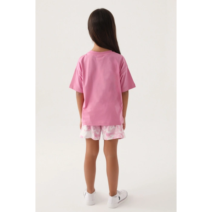 KIZ ÇOCUK ŞORT TAKIM - ORKİDE