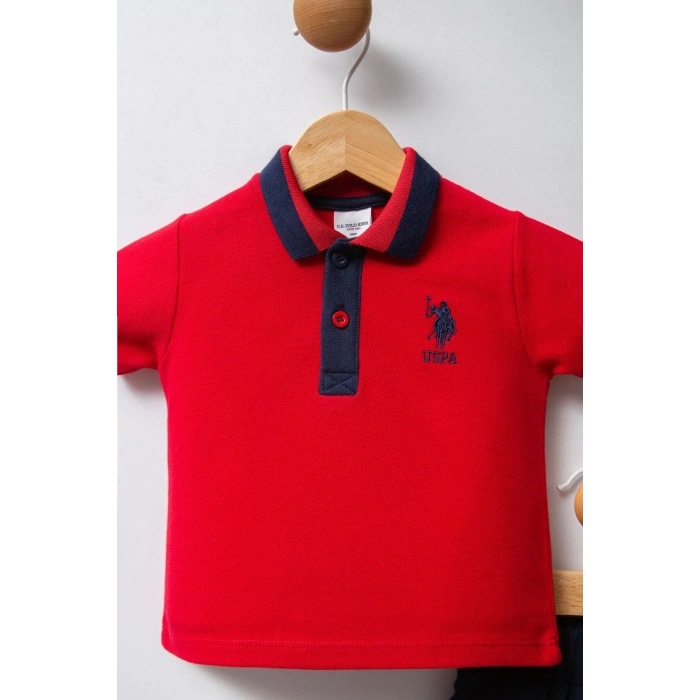 U.S POLO ASSN ERKEK BEBEK 2Lİ TAKIM - KIRMIZI
