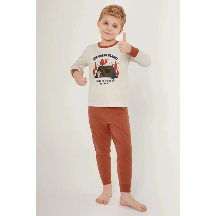 ERKEK ÇOCUK İKİLİ TAKIM - BEJ