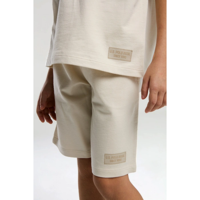 KIZ GARSON BERMUDA TAKIM - BEJ