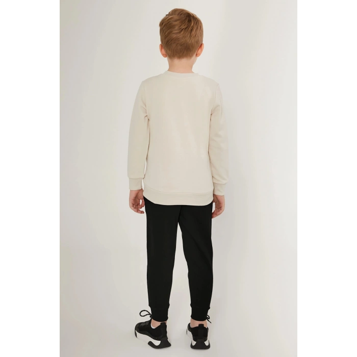 ERKEK ÇOCUK EŞOFMAN TAKIM - BEJ