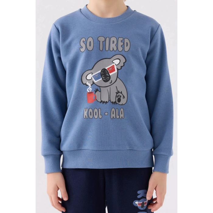 ERKEK ÇOCUK EŞOFMAN TAKIM - MAVİ