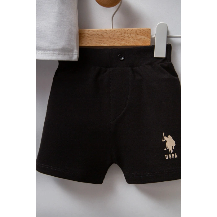 U.S POLO ASSN ERKEK BEBEK 2Lİ TAKIM - BEYAZ/BEJ