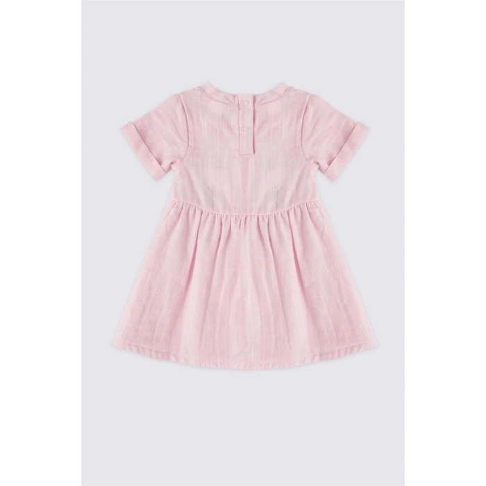 KIZ BEBEK ELBİSE - PEMBE