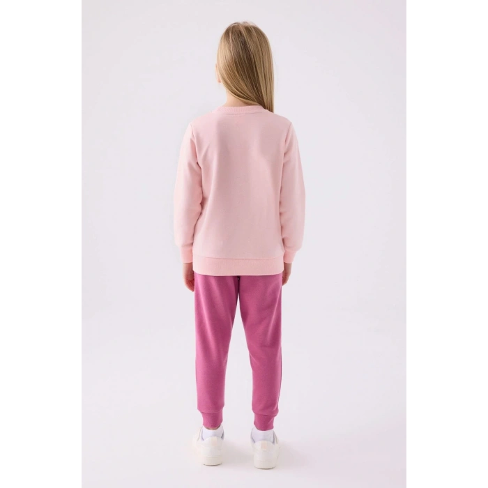 KIZ ÇOCUK EŞOFMAN TAKIM - Açık Pembe