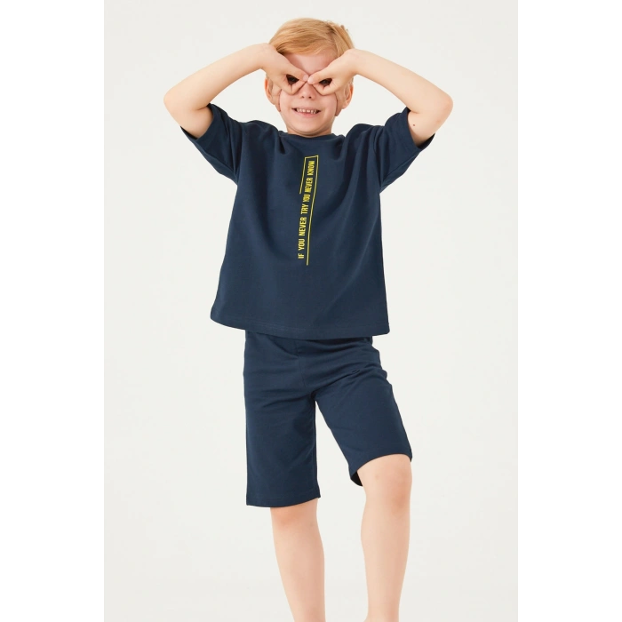ERKEK ÇOCUK BERMUDA TAKIM - NAVY