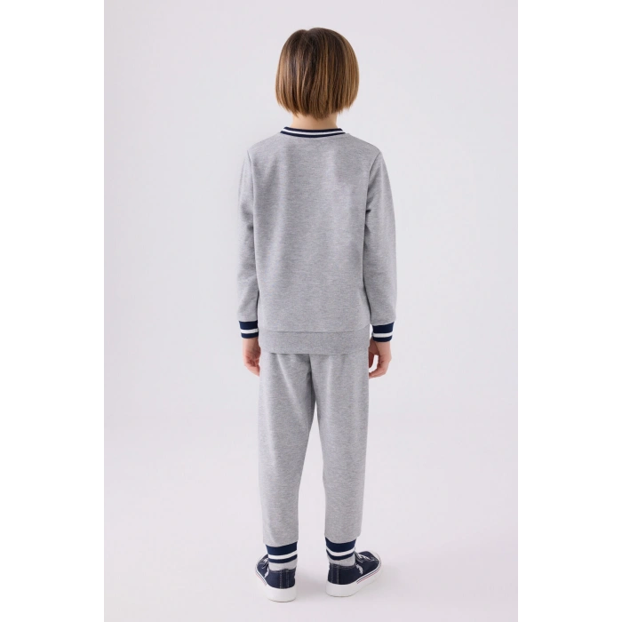 ERKEK ÇOCUK EŞOFMAN TAKIMI - GRİ MELANJ