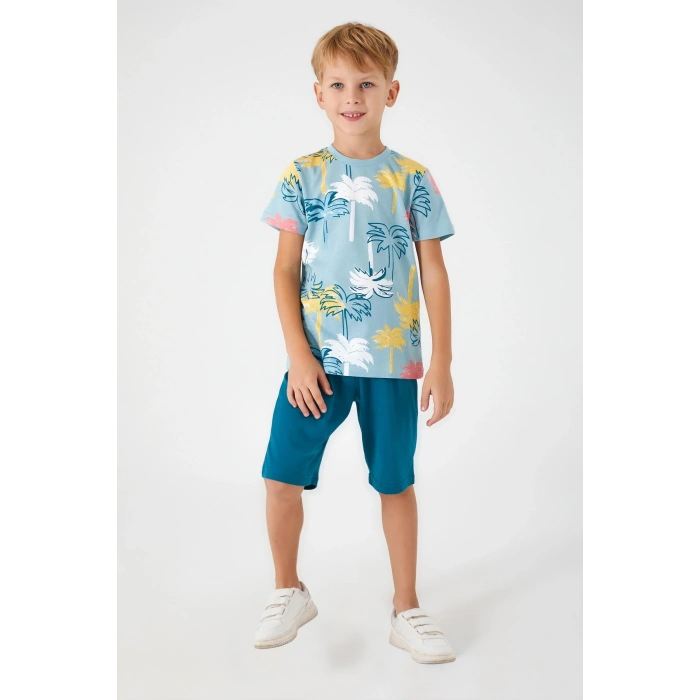 ERKEK ÇOCUK BERMUDA TAKIM - CAM GÖBEĞİ