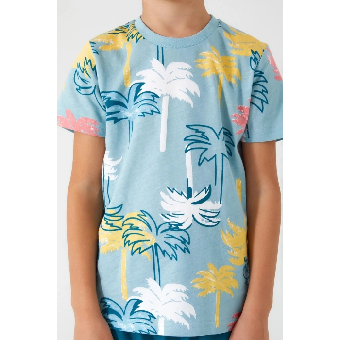 ERKEK ÇOCUK BERMUDA TAKIM - CAM GÖBEĞİ