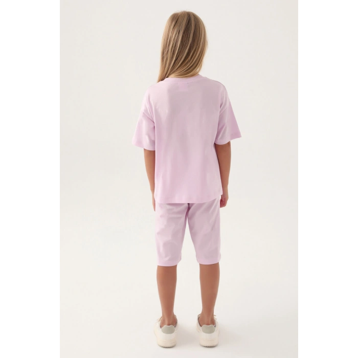 KIZ ÇOCUK KAPRİ TAKIM - BEYAZ