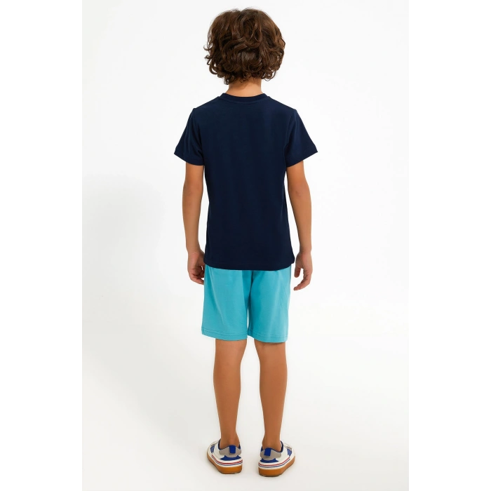 ERKEK ÇOCUK BERMUDA TAKIM - LACİVERT