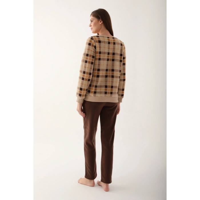 ARNETTA ANNE KIZ İKİLİ TAKIM - KOYU BEJ